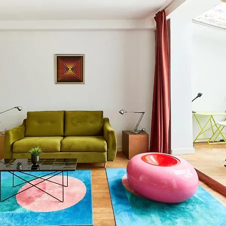 Bnbnook - Modern For 4 - Walk To Pompidou & Louvre Apartment *