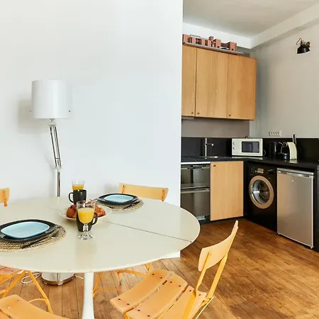 Bnbnook - Modern For 4 - Walk To Pompidou & Louvre